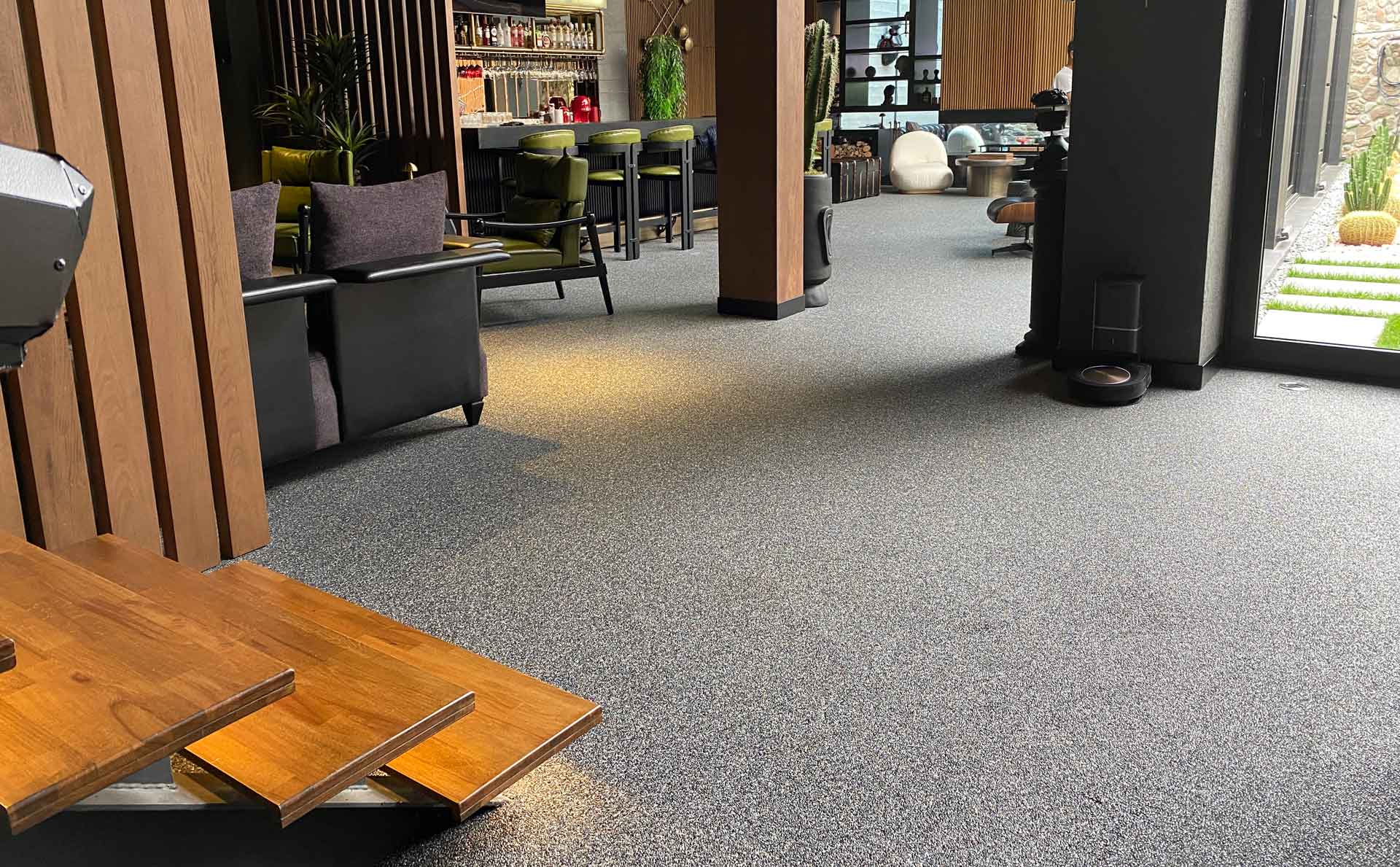 Résine/moquette de pierre d'Intérieur – Transformez Votre Espace avec Élégance et Durabilité